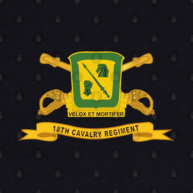 18th Cavalry Regiment w Br - Ribbon by twix123844